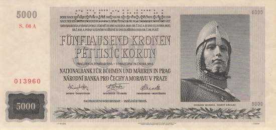 5000 Kronen 1944 A